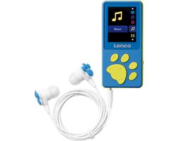 Lenco Xemio-560 - MP3 speler met 8GB geheugen en oordopjes - Blauw