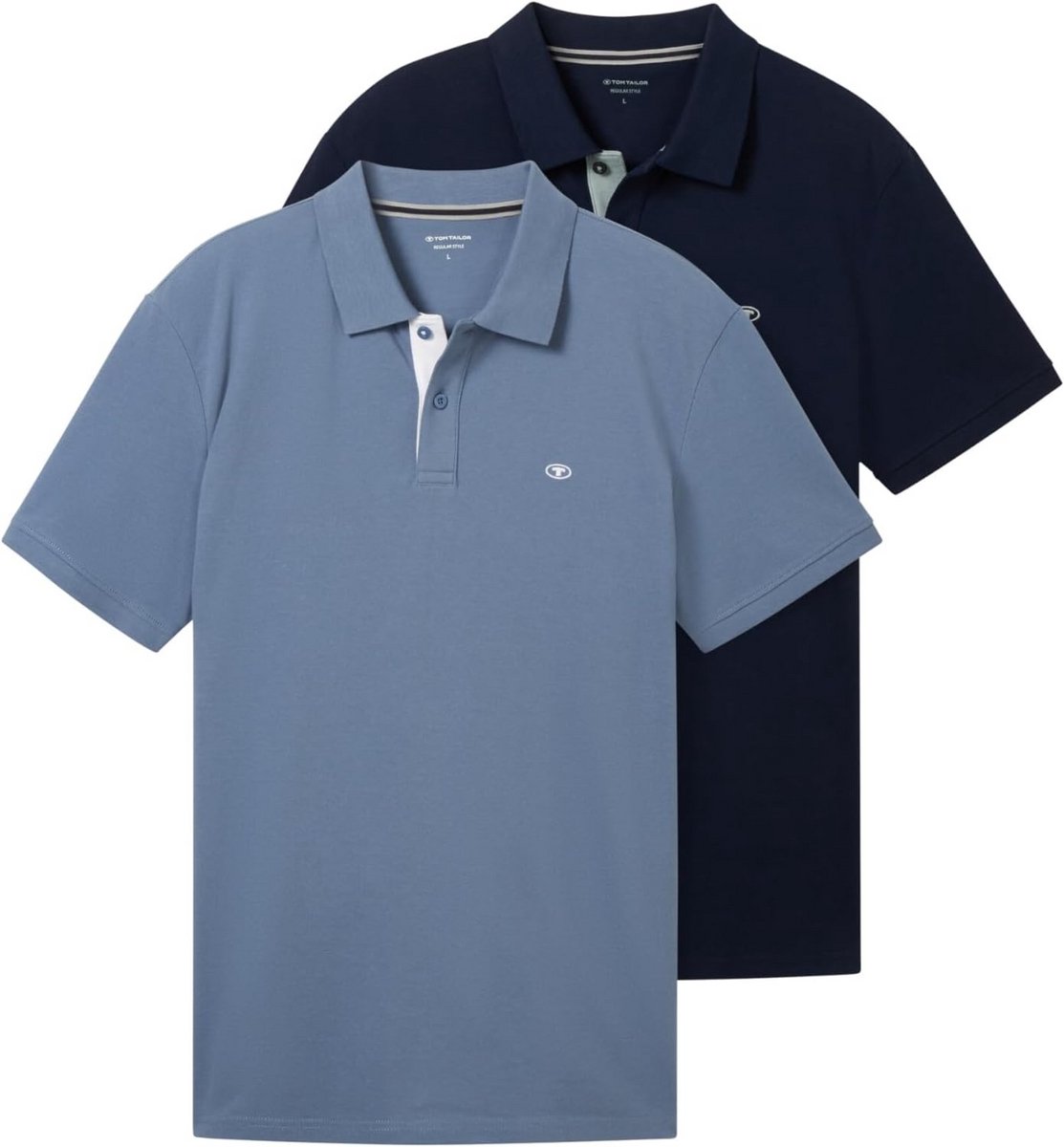 TOM TAILOR Basic Pique Men's Polo Shirt Double Pack