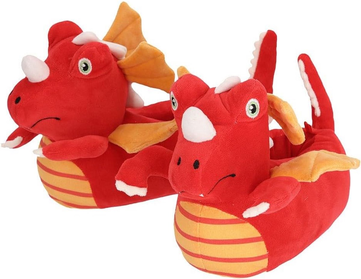 Warme Dino Sloffen voor Jongens - Met Antislipzool - Maat 25 t/m 36