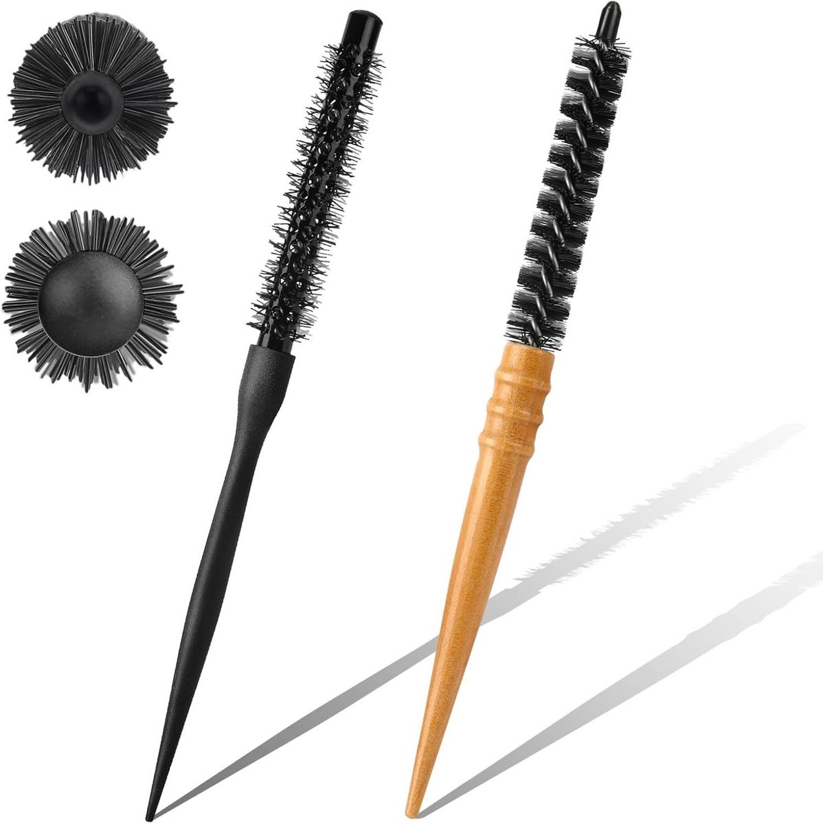 Ronde borstel set voor dun haar - haarborstel voor styling en krullen