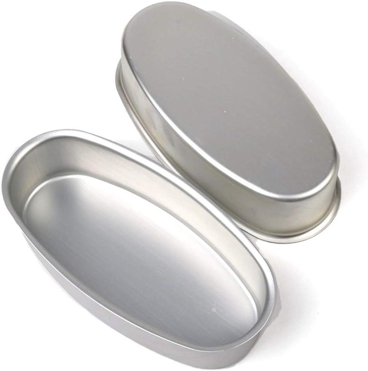 2-Pack Bakvormen Ovale Cake Pan 20 cm Aluminium Mold Set Home Kitchen Bakery