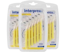 Interprox Plus Mini - 3.0 mm - Geel - 3 x 6 stuks - Voordeelpakket