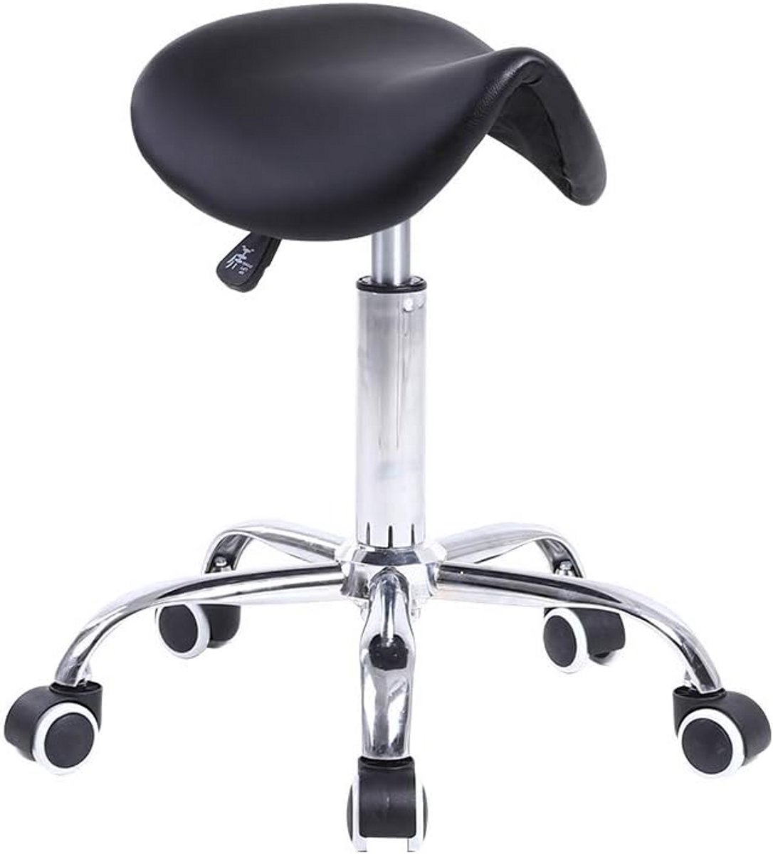 Zadelkruk op Wielen - Kapperskruk Ergonomisch - Tabouret - Salon