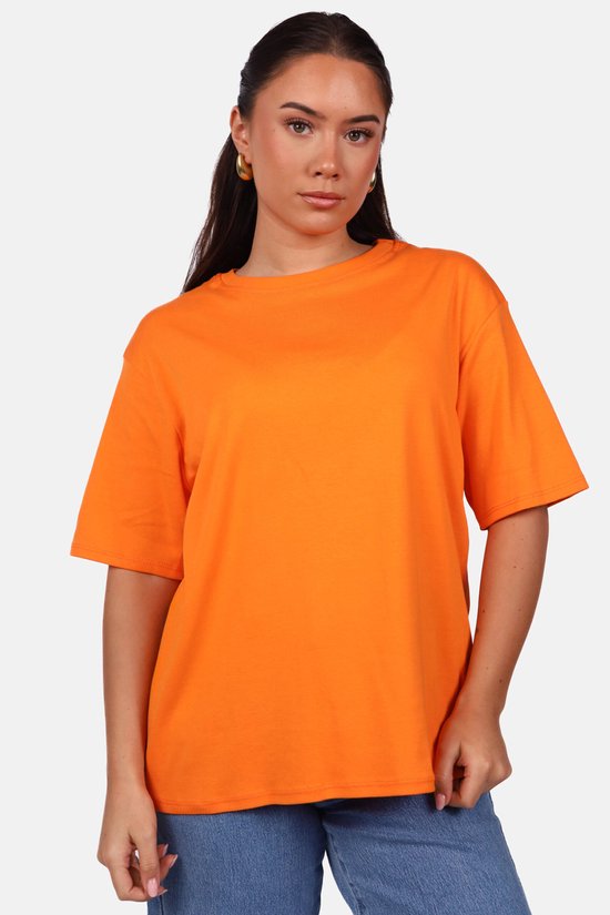 Getdrezzed Top - Maat: XL - Oversized shirt oranje - Koningsdag