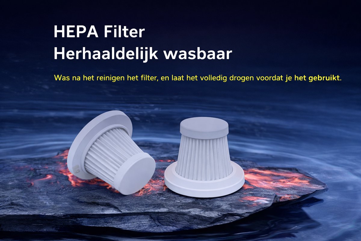 Laiben Draagbare Handstofzuiger 2-in-1 met Zuig- en Blaasfunctie - afbeelding 3