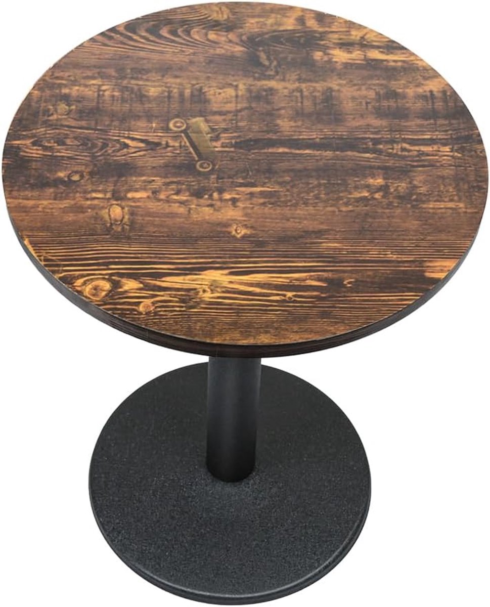 Moderne Eettafel - Bureau Bartafel - Keuken Woonkamer - Uniek Klok Design - 60 x 60 x 72 cm