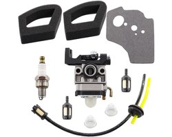 Carburateur set – Geschikt voor Honda GX25 GX35 HHT35 HHT35S FG110 16100-Z0H-825, luchtfilter 17211-Z0H-000
