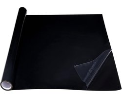 Aquarium Achtergrond - Aquarium Folie - Decoratie Aquarium - Statische Hechting - 30 x 200 cm - Zwart