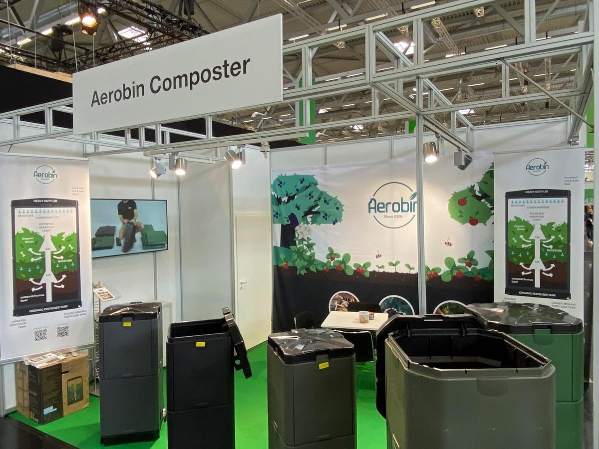 Composteerbak Buiten - Afvalbak Tuin - Snel Compost Maken - Dubbelwandige Isolatie - 200 Liter Capaciteit - Groen