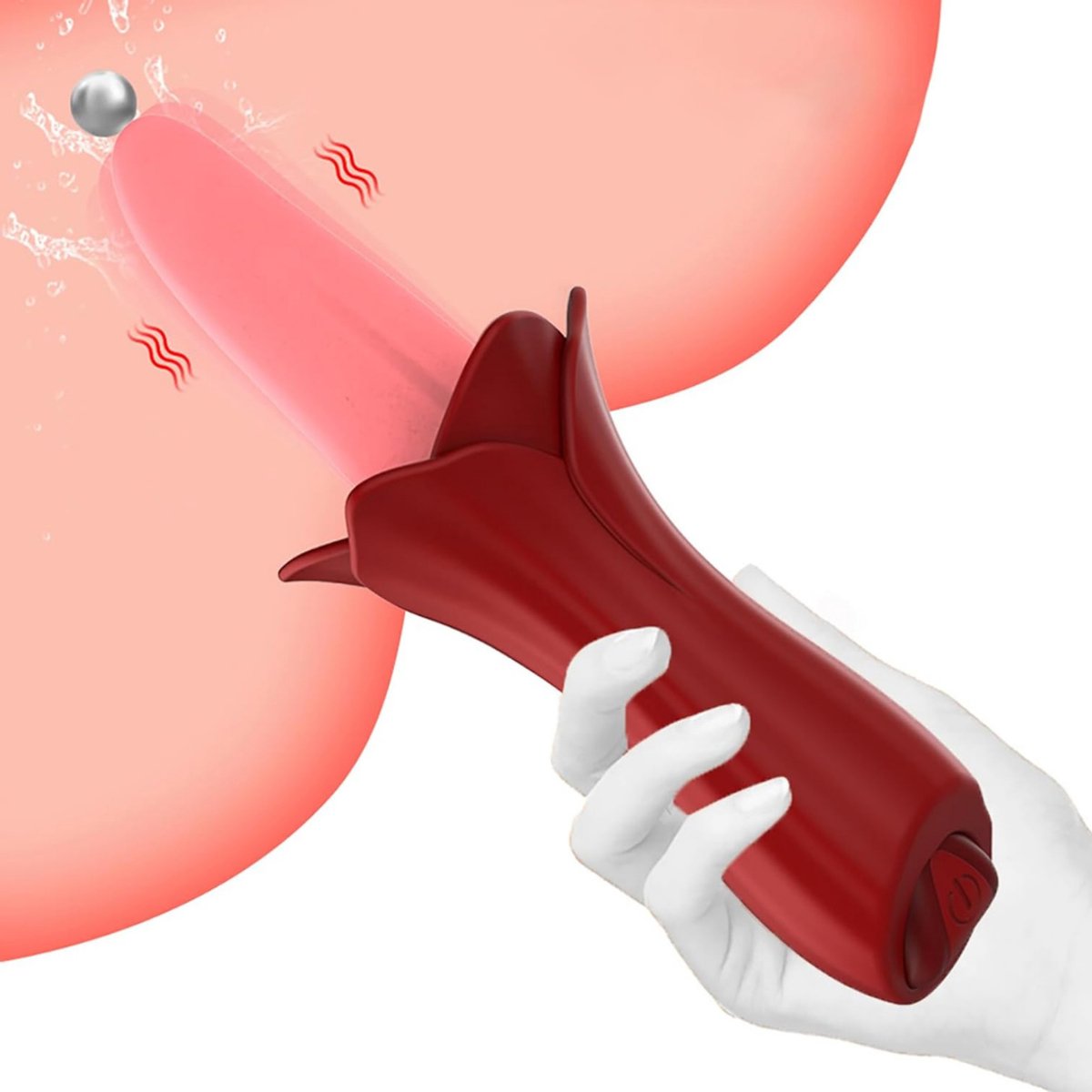 VIN® Sex Toys voor Vrouwen Likkende Tong Vibrator - Vibrators voor Vrouwen - Tong Vibrator - Clitoris Zuiger – Diep Waterdicht – Bef Vibrator met 10 Sterke Standen - Siliconen - Discreet Verzonden