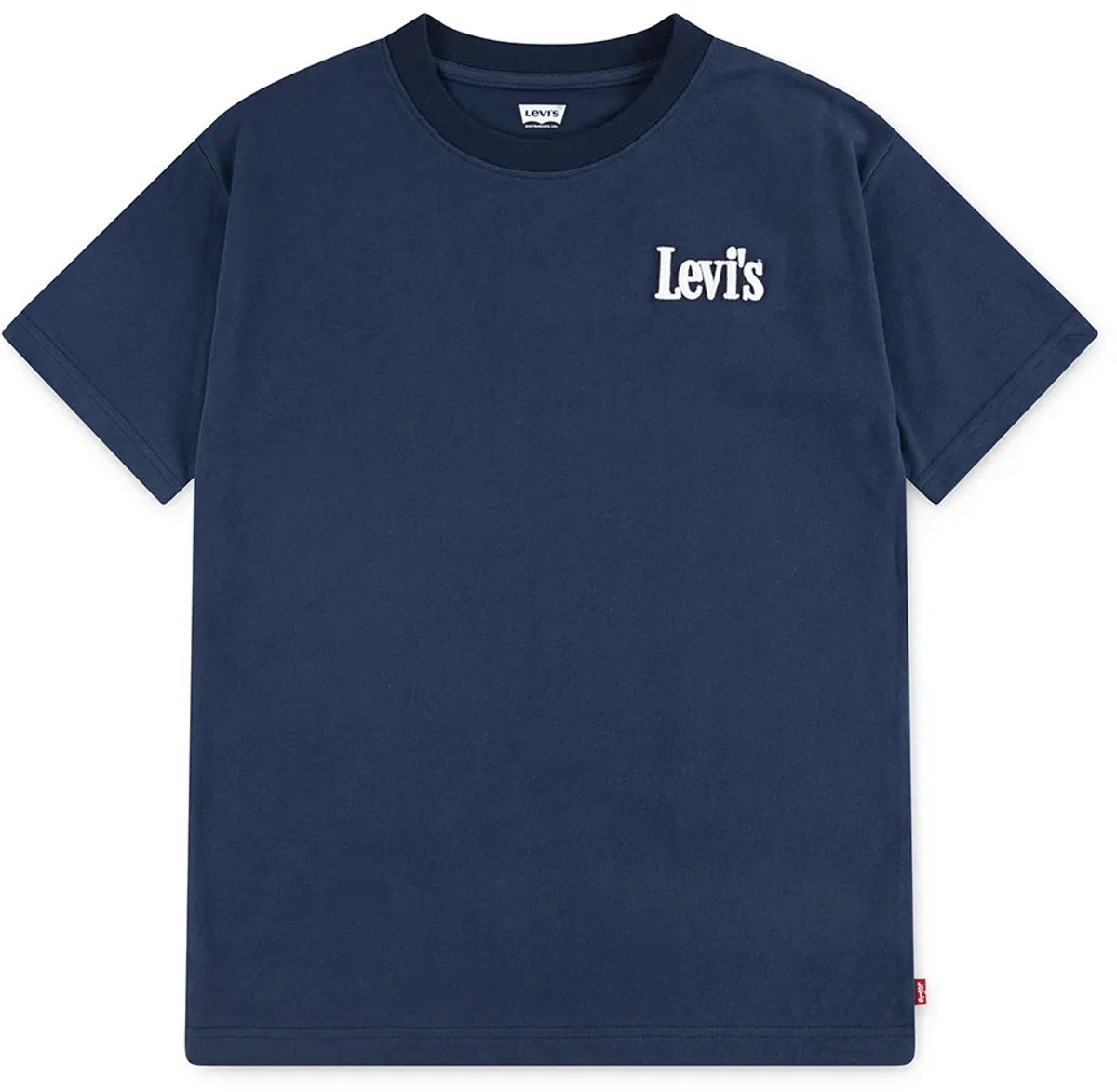 Levi´s ® Kids Classic And Clean T-shirt Met Korte Mouwen 6 Years Jongen Jurkje Blues