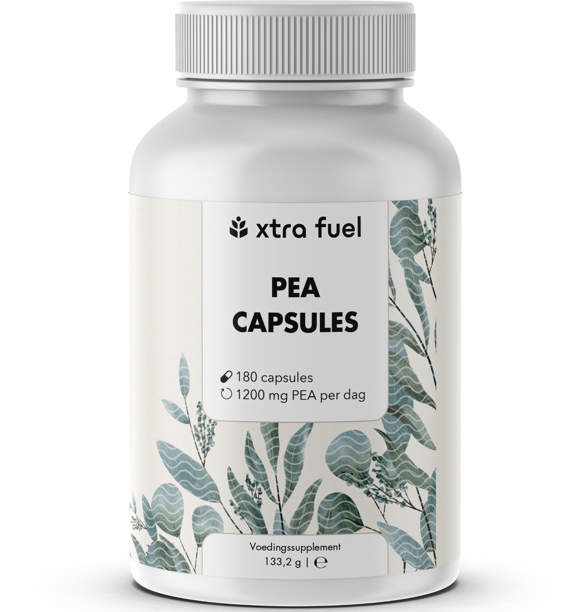 PEA-capsules – 180 capsules hooggedoseerd – Gemicroniseerd palmitoylethanolamide - 1200 mg per dag