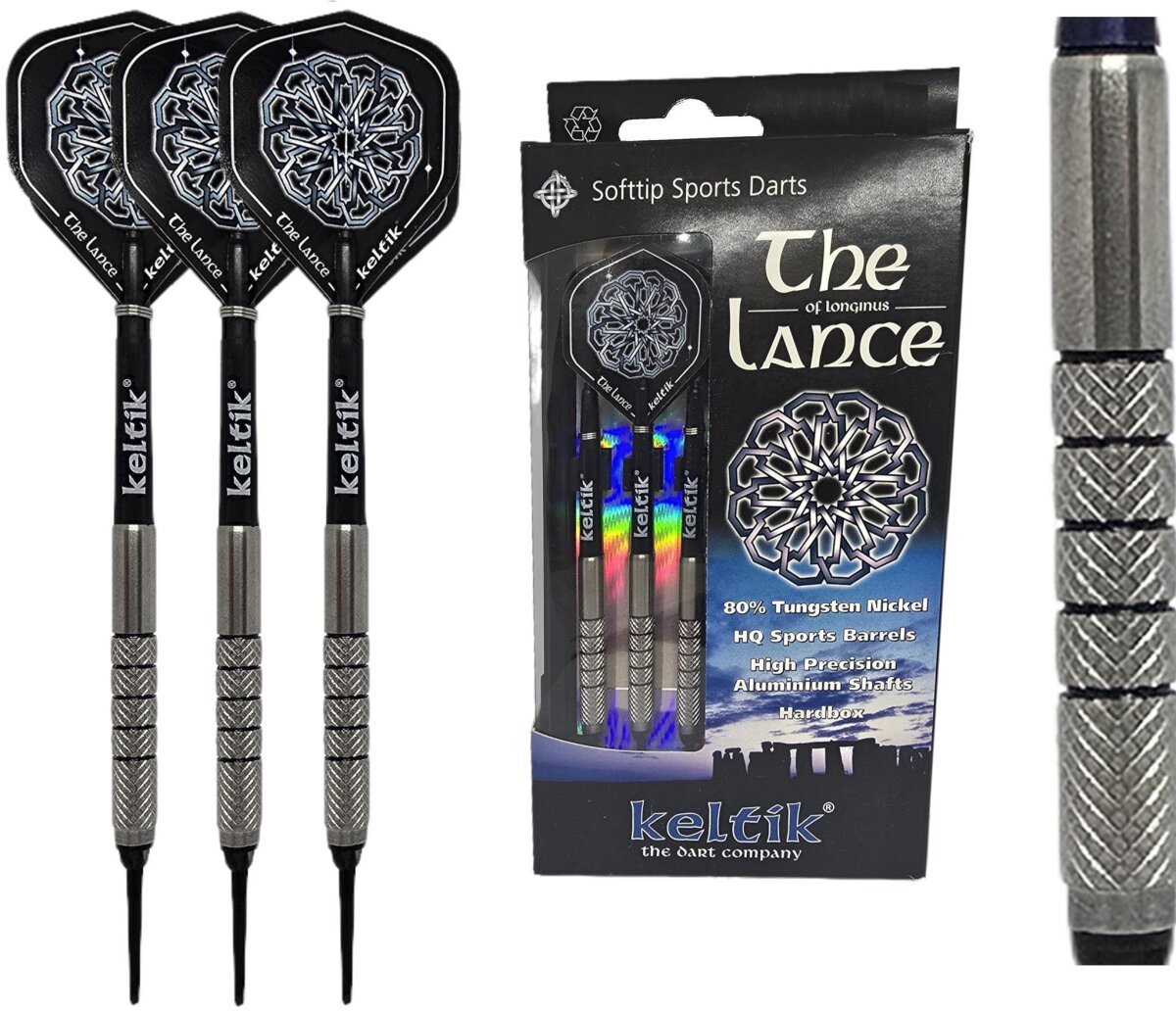 Softdart Soft Dart Pijlen Keltik The Lance 18 g - 80% Tungsten