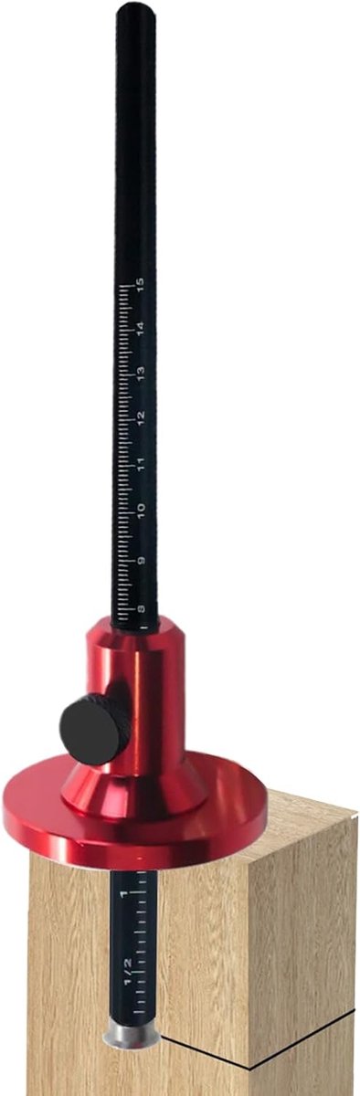 Hout Afteken Gereedschap - Precisie Markering - Houtbewerking Lijnen - Verstelbare Marker - 22.4 cm Lengte
