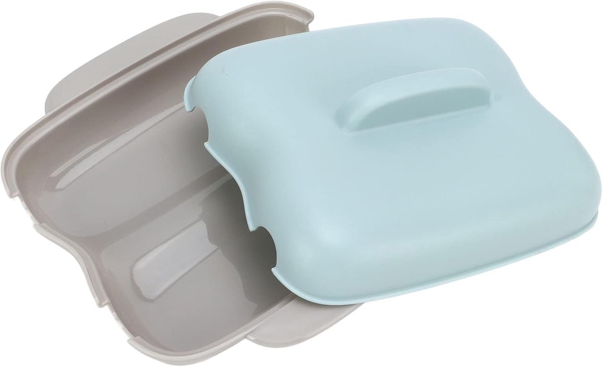 Magnetron Stomer - Groente Stoomzak - Maïs Koken - BPA-vrij Materiaal - 23 x 23 x 10 cm - Blauw
