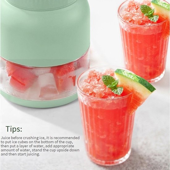 Elektrische Citruspers - Draagbare Blender - Smoothies Maken - BPA-Vrij Materiaal - 493 Ml Inhoud - Style A — afbeelding 3