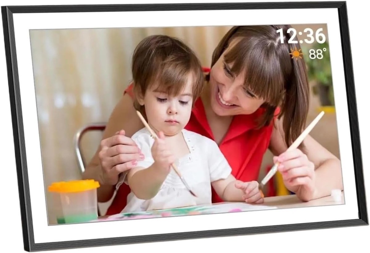 Digitale Fotolijst - Smart WiFi Frame - Foto's Delen - HD Touchscreen - 101 Inch