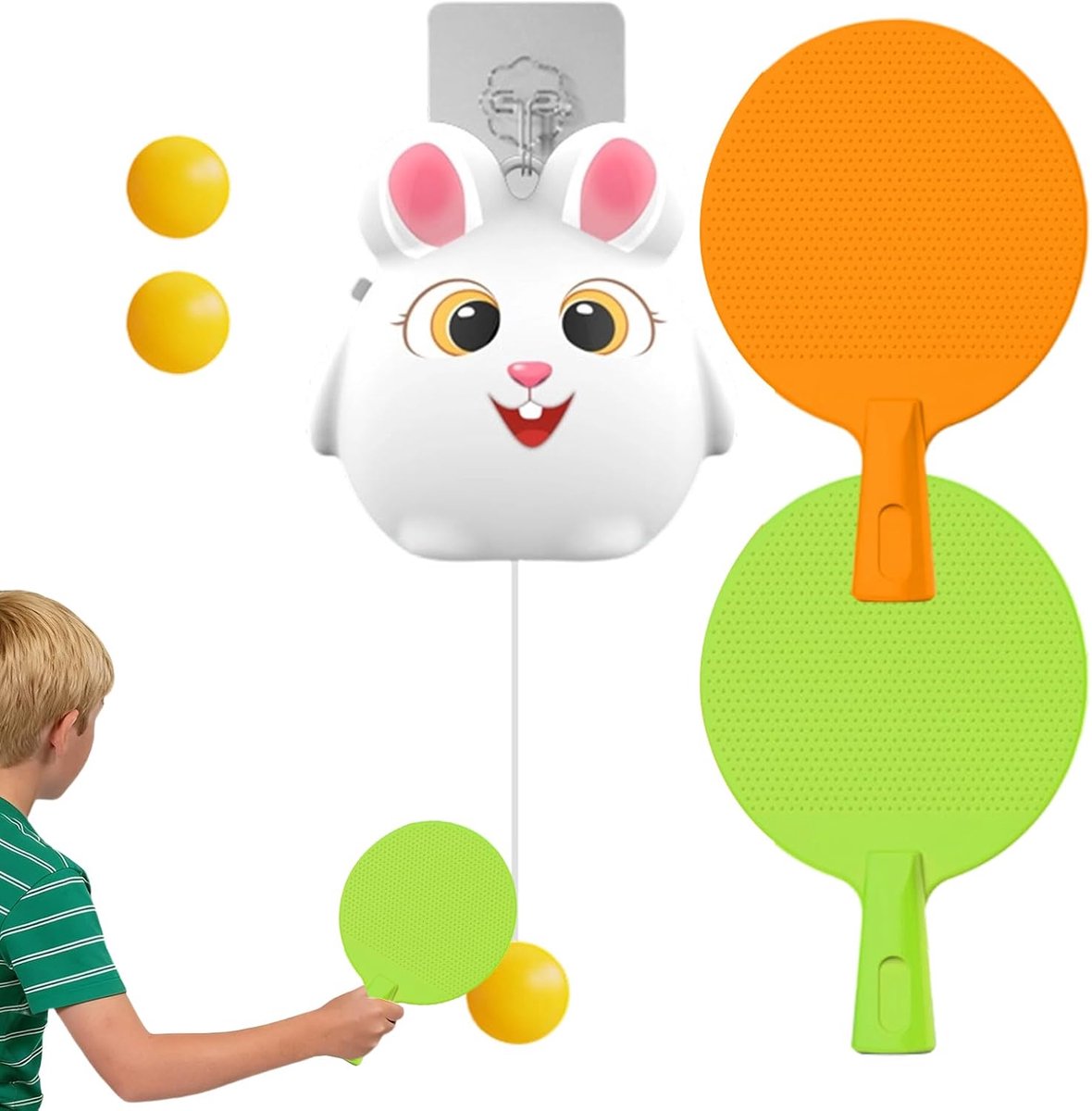 Deur Tafeltennis Spel - Pong Oefen Set - Interactief Sport Plezier - Aanpasbaar En Draagbaar