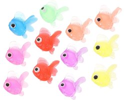 Nep Goudvissen Decoratie - Kunstmatige Vissen - Aquarium Aankleding - Drijvend Effect - Compact Formaat - Willekeurige Kleuren
