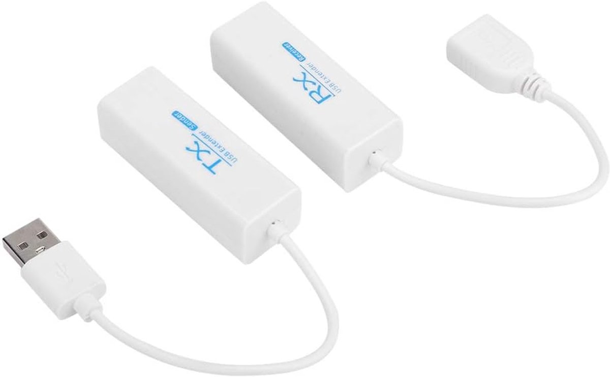 USB Extender - Kabel Adapter - Apparaten Verlengen - 200M Signaal Overdracht - 19x9x3 cm
