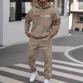 Herfst Winter Set - Sportkleding Heren - Casual Vrije Tijd - Losse Pasvorm Print - 750 Gram Pakket