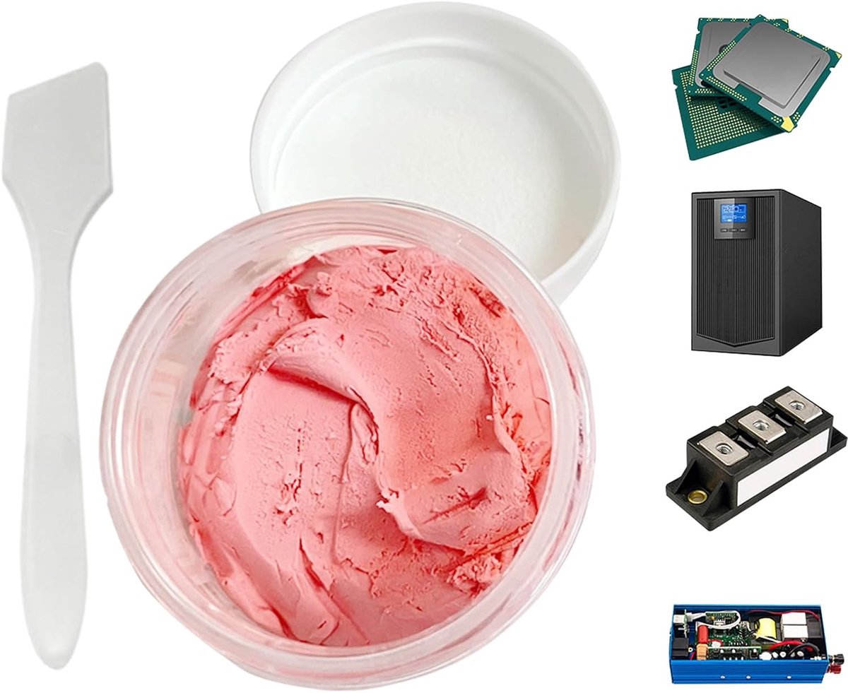 CPU Koelpasta - Thermische Pasta - Computer Koeling - Snelle Warmteafvoer - 10 gram - Roze
