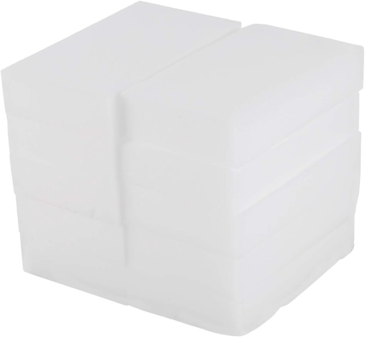 Schoonmaak Spons - Melamine Schuim - Krachtig Schoonmaken - Op Maat Te Knippen - 10x6x2cm - Wit