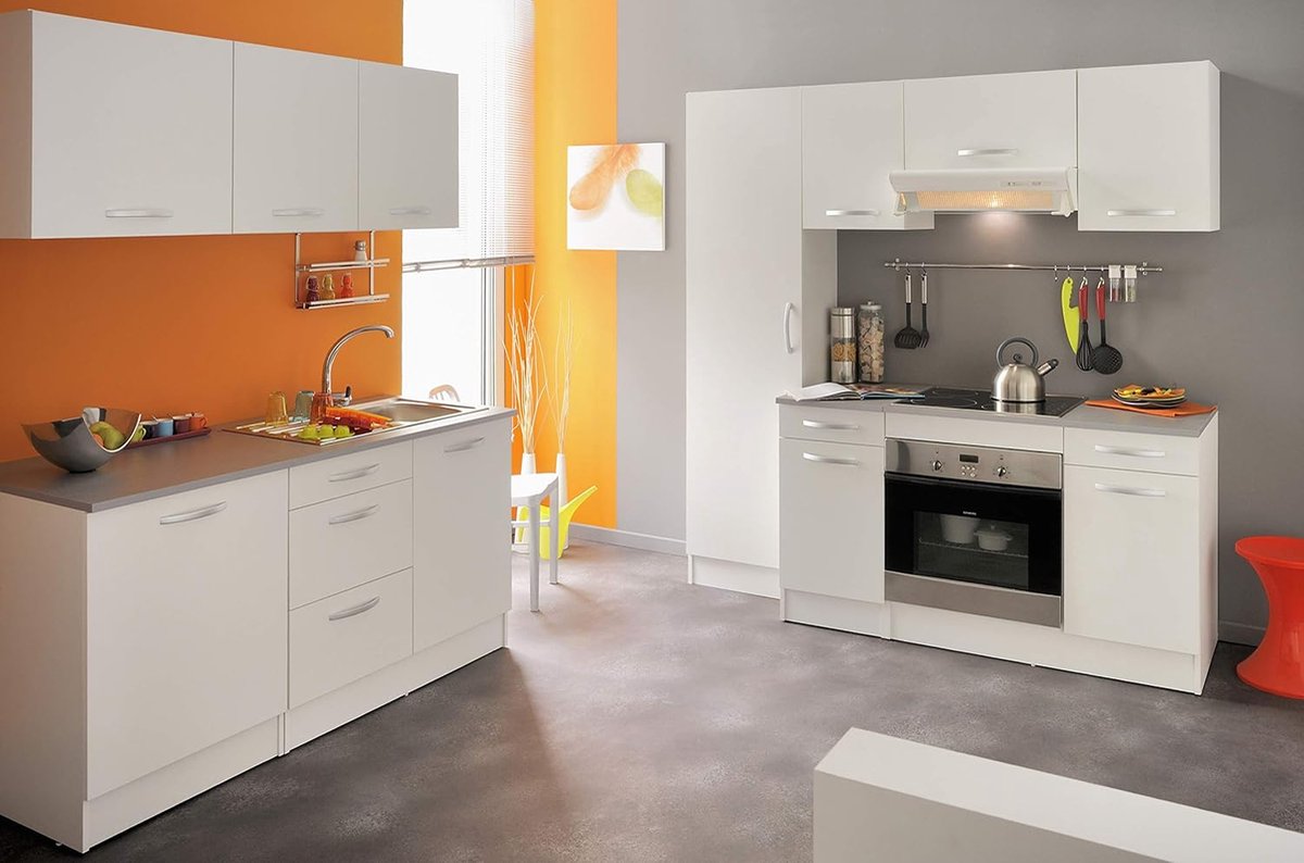 Onderkast Keuken - Keukenkastje Oven - Keukenopslag - Moderne Stijl - 60 cm Breed - Wit