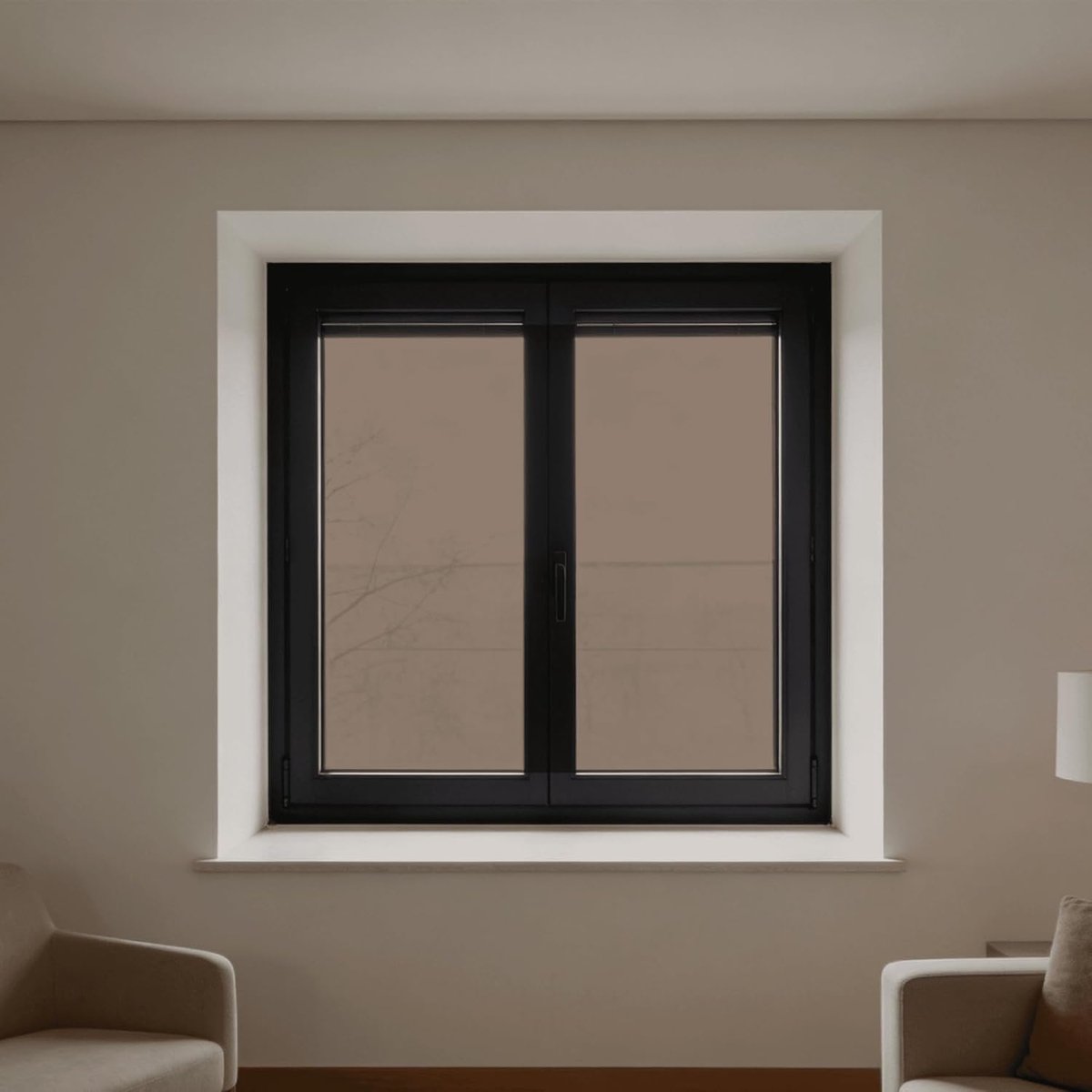 Raamfolie Spiegel - Zelfklevend - Privacy Zonder Inkijk - Spiegeleffect Overdag - 60 x 120