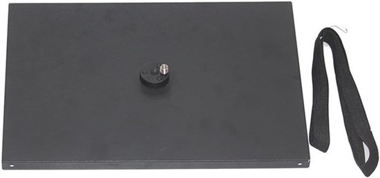 Projector dienblad 33×24 cm zwart – stevig plateau voor projector, tablet, laptop – zwenk- en kantelfunctie