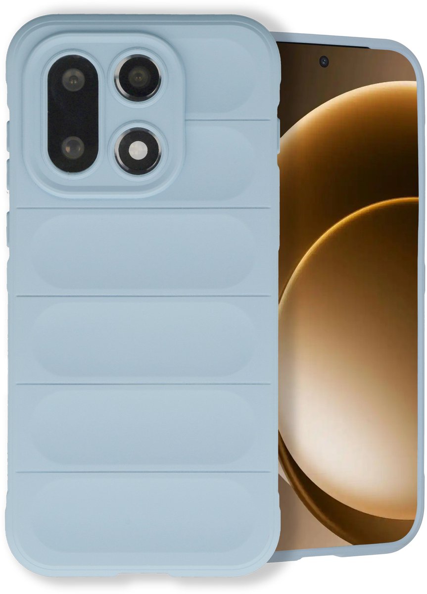 imoshion Hoesje - Geschikt voor OnePlus 15 - EasyGrip Backcover - Lichtblauw