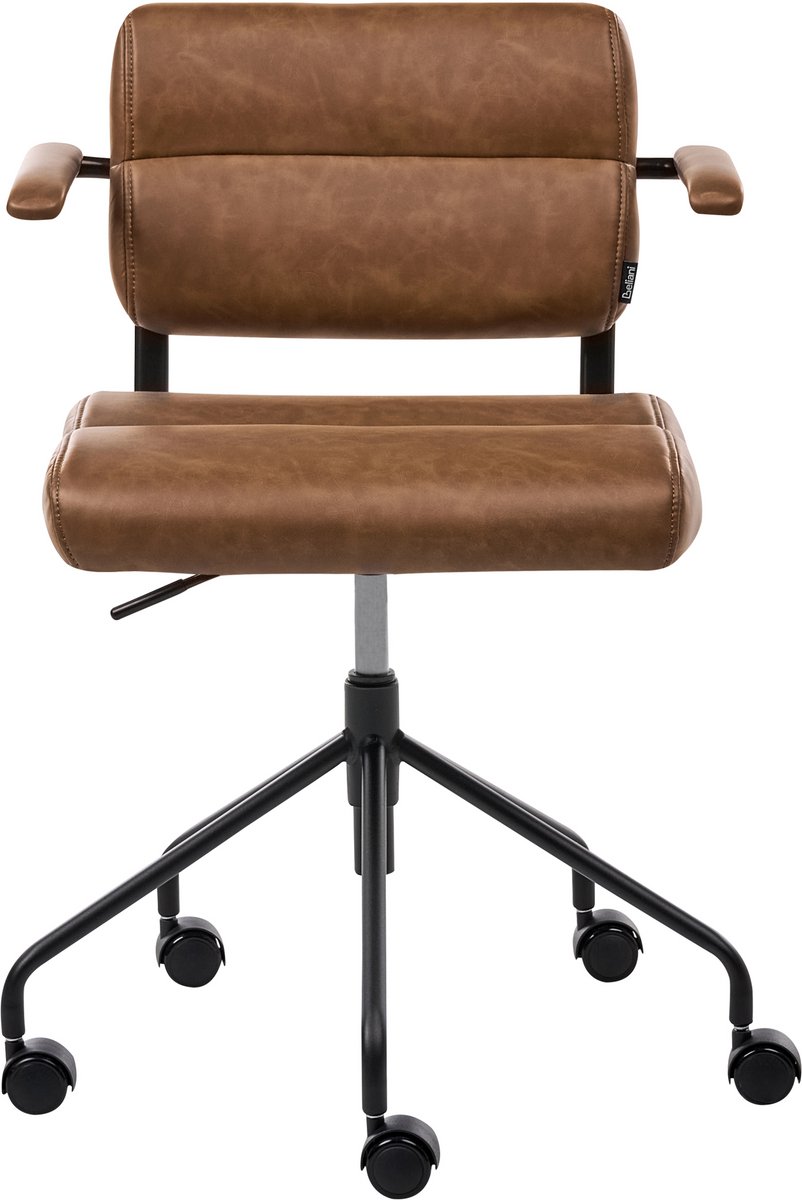 Beliani Candor Bureaustoel Bruin Kunstleer - afbeelding 2