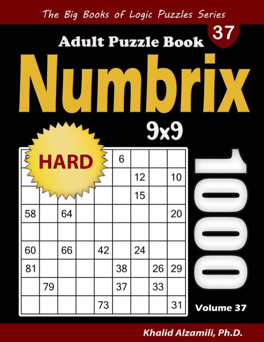 Logische Puzzel - Hersenkraker Boek - Mentale Uitdaging - 1000 Moeilijke Puzzels - 21x28 cm