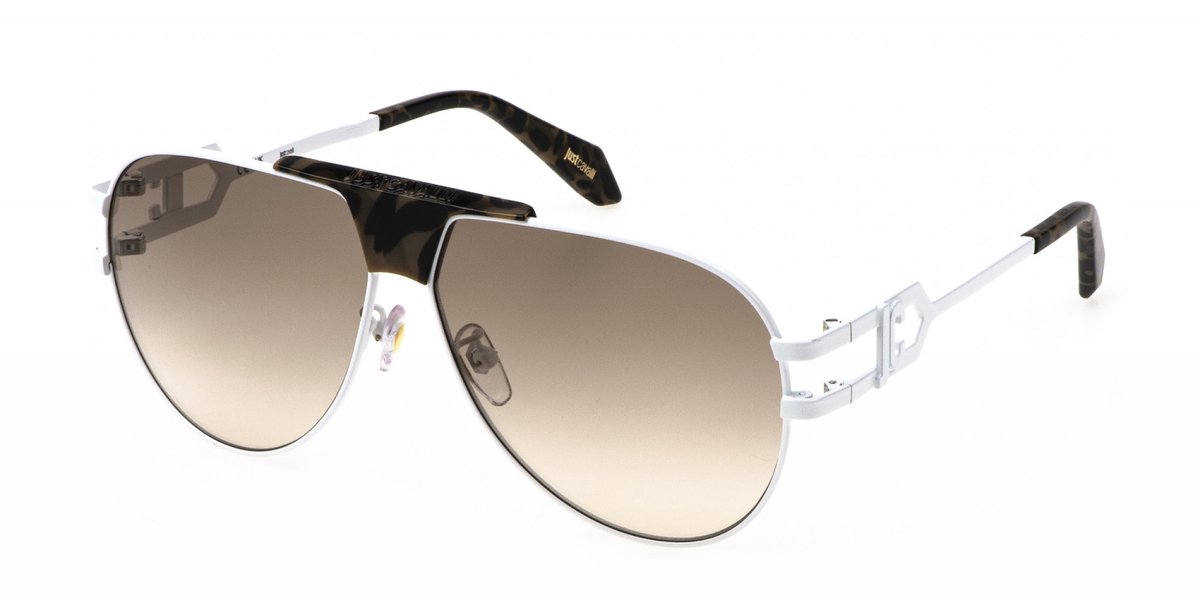 Just Cavalli SJC095 Bianco latte 62/12/140 UNISEX Zonnebrillen