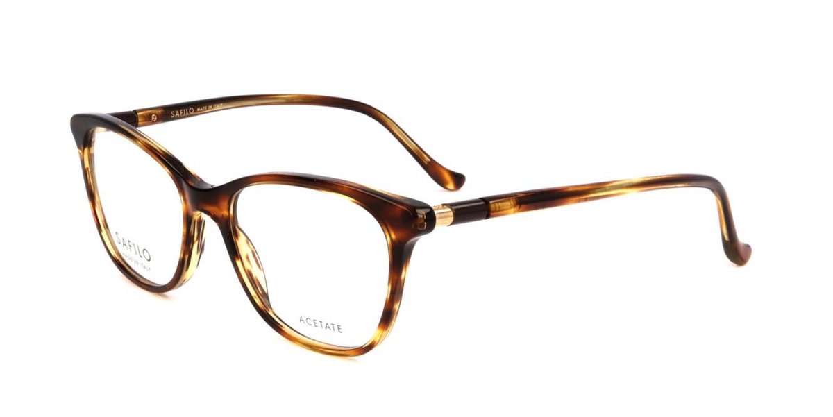 Safilo BURATTO 09 Brown horn 52/17/140 WOMAN Brilmonturen