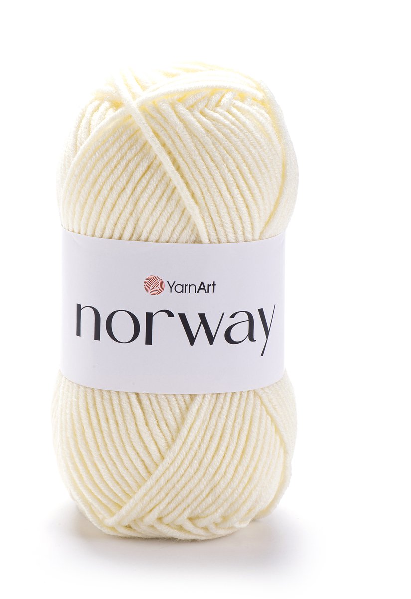 YarnArt Norway – Dik acryl garen – 100g – 105m – voor breien en haken – wintergaren - Kleur 851