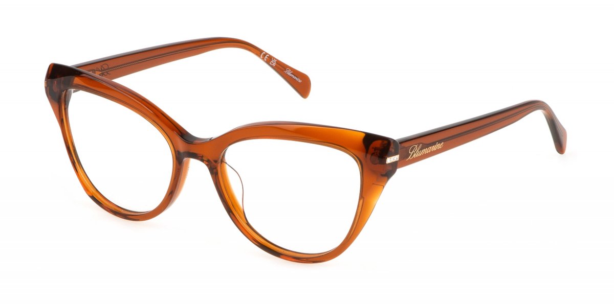 Blumarine VBM821S Cammello trasparente lucido 53/17/135 WOMAN Brilmonturen