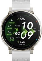 Amazfit Active 3 Premium Aero White (Zilvergoud Wit)