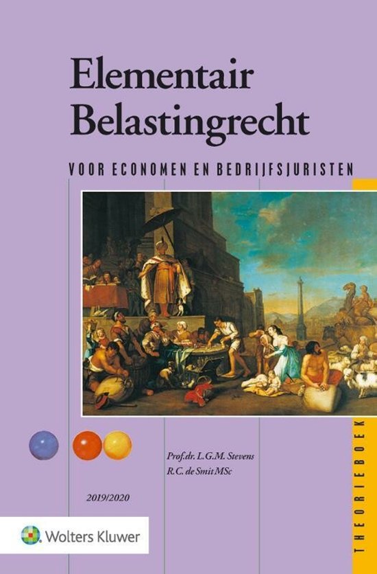 Elementair Belastingrecht (theorieboek) 2019/2020 - cover