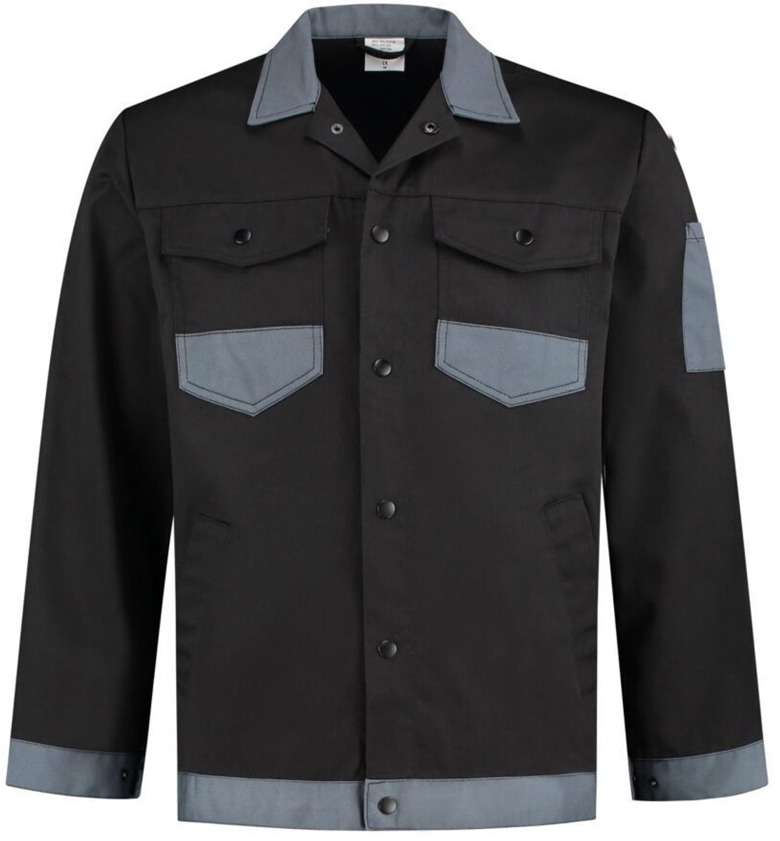 BT Werkjasje Katoen-Polyester WJC6040 Zwart/Grijs3XL