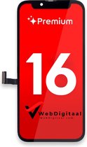 Geschikt Voor Apple iPhone 16 LCD Display + Touchscreen - Premium Kwaliteit - Zwart - Scherm - Vervang Scherm - Beeldscherm - Touch screen - WebDigitaal