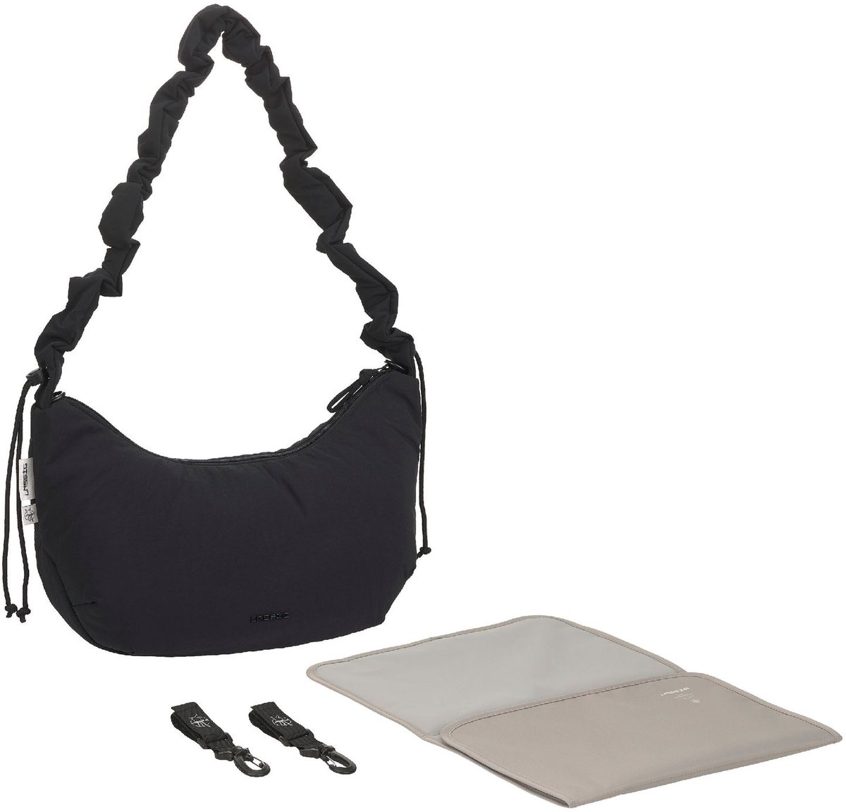 Lässig schoudertas Lunua Bum Bag Up Black zwart