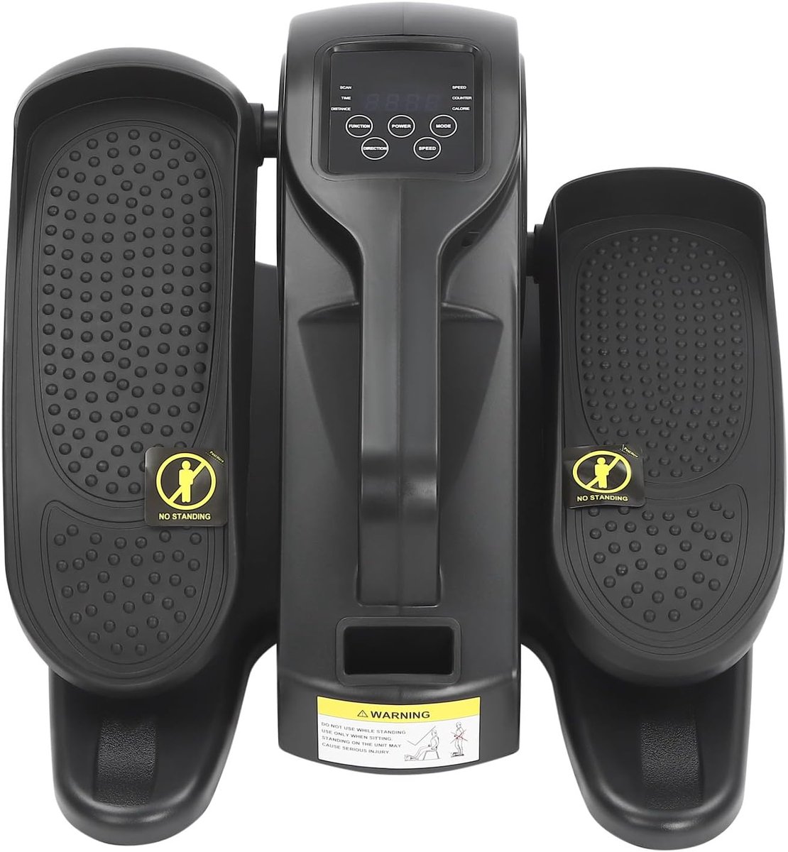 Mini Crosstrainer - Onderbureau Trainer - Thuis Kantoor - Gemotoriseerde Ellips - 37.5x40x25 cm - Zwart