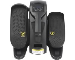 Mini Crosstrainer - Onderbureau Trainer - Thuis Kantoor - Gemotoriseerde Ellips - 37.5x40x25 cm - Zwart