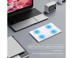 Draadloze Trackpad - Touch Pad - Productiviteit Verhogend - Drie Verbindingsopties - 16x15x2cm - Zwart