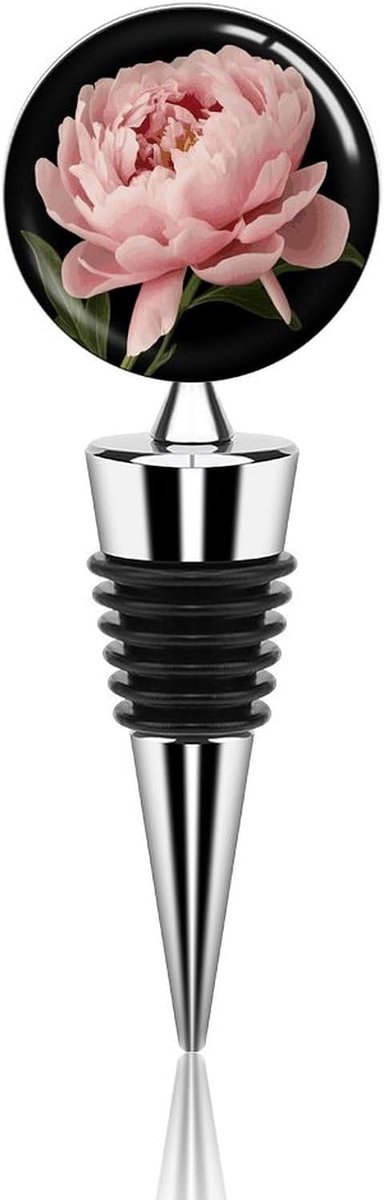 Wijnstopper - Flesafsluiter - Wijn Bewaren - Bloem Design - 10.4 cm - Stijl
