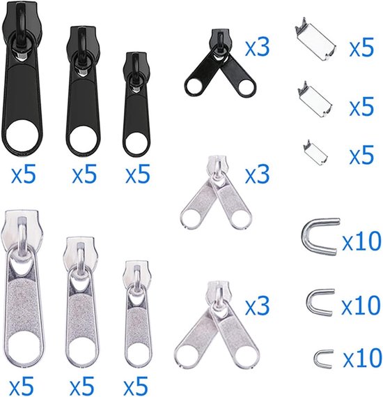 Rits Reparatie Kit - Slider Rescue Tool - Kleding Tas Tent - Universeel Instant Fix - Praktisch Duurzaam - Nr. 4 van Merkloos — afbeelding 3