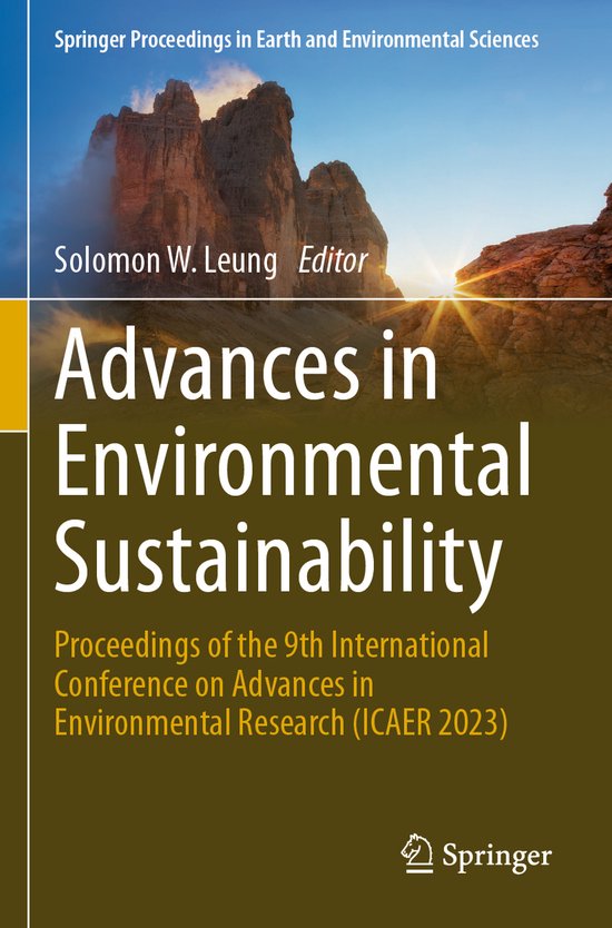 Springer Proceedings in Earth and Environmental Sciences- Advances in ...