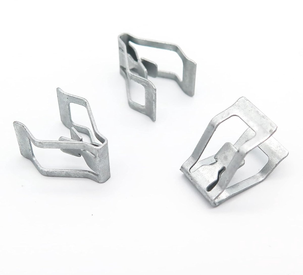 Metalen Clips - Bevestigingsclips - Auto Interieur - Vervangend Onderdeel - 10 Stuks - Zilver
