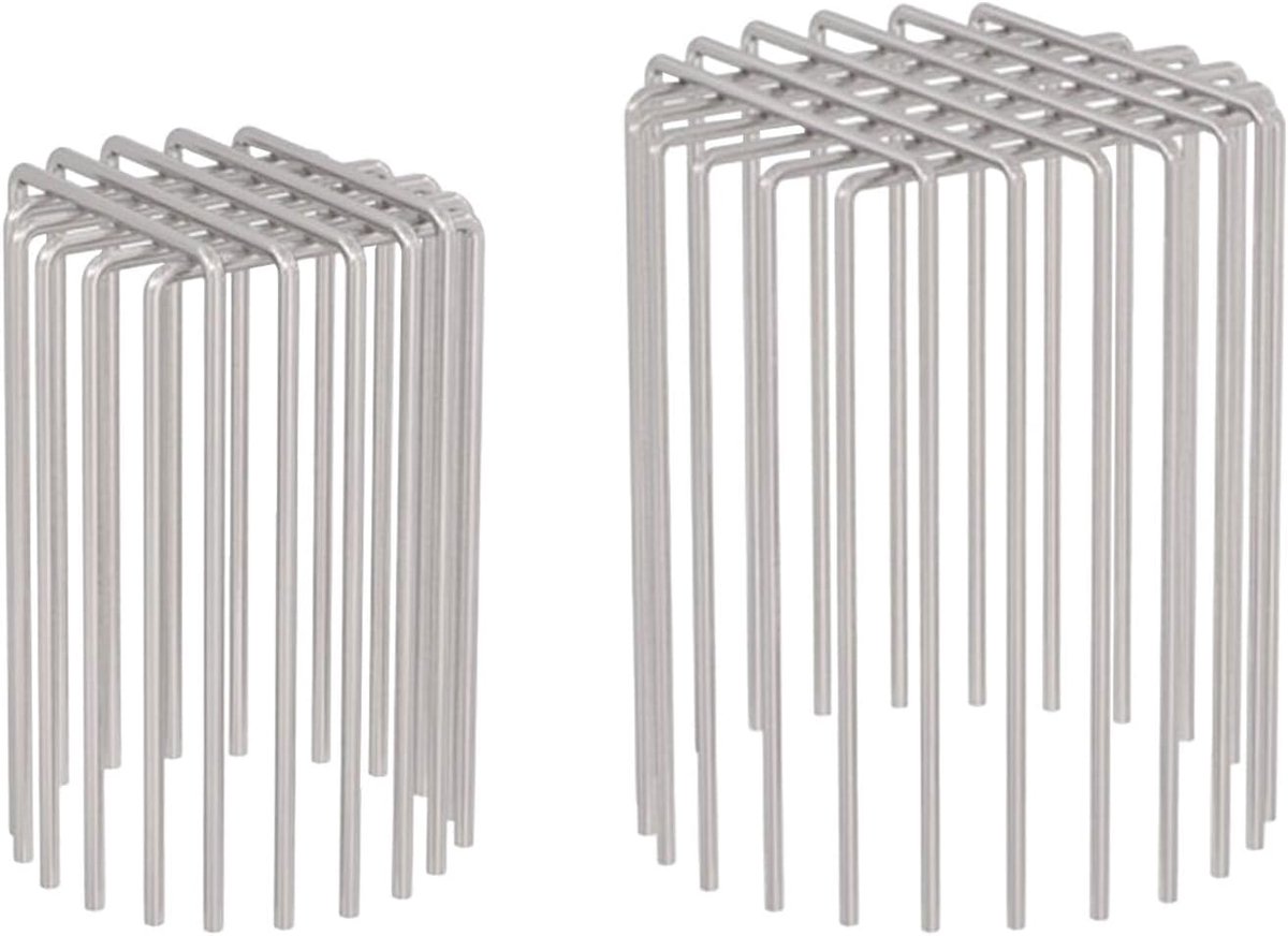 Regenpijp Beschermer - Gootzeef Vuilvanger - Dakgoot Onderhoud - Roestvrij Staal Flexibel - 12 cm Hoog